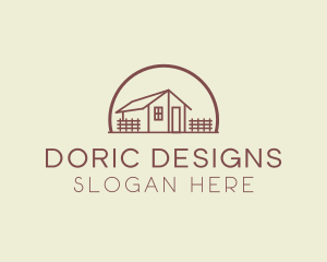 House Property Fence logo design