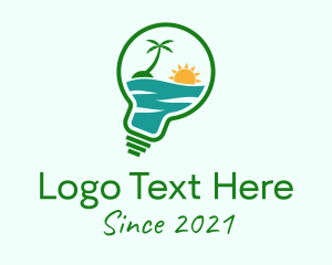 Summer - Summer Light Bulb logo design