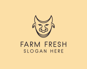 Livestock - Farm Cattle Livestock logo design