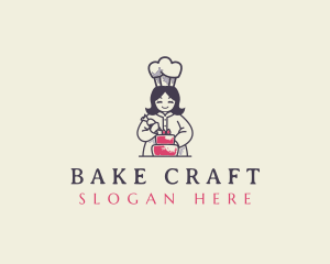 Pastry Chef Baker logo design