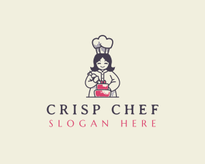 Pastry Chef Baker logo design