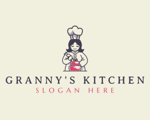 Pastry Chef Baker logo design