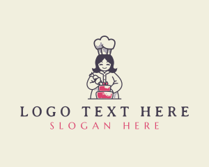 Cooking - Pastry Chef Baker logo design