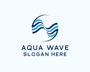 Professional Business Waves logo design