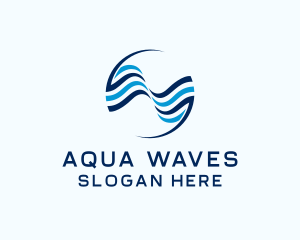 Waves - Professional Business Waves logo design