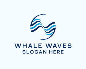 Professional Business Waves logo design