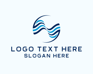 Technology - Professional Business Waves logo design