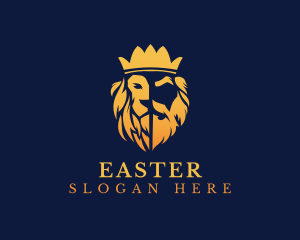 Monarch - Royal Lion King logo design