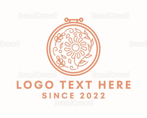 Floral Leaf Handicraft Logo