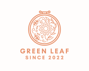 Floral Leaf Handicraft logo design