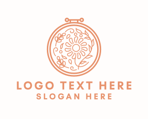 Floral Leaf Handicraft Logo