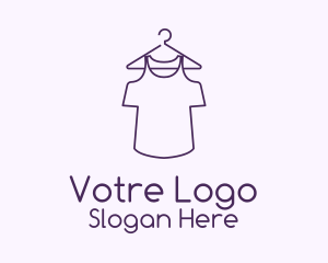 Purple Shirt Laundry  Logo