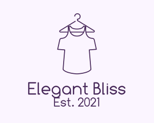 Tailor - Purple Shirt Laundry logo design