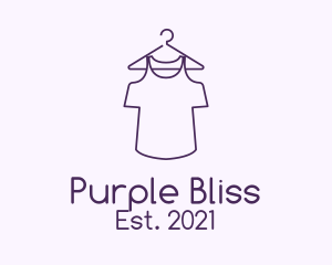 Purple Shirt Laundry  logo design