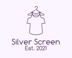 Shirt - Purple Shirt Laundry logo design