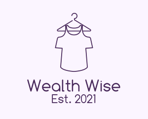 Dry Cleaning - Purple Shirt Laundry logo design