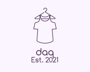 Purple Shirt Laundry  logo design