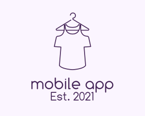 Hub - Purple Shirt Laundry logo design