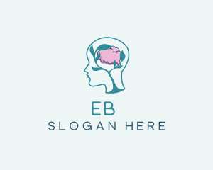 Natural - Leaf Brain Care logo design