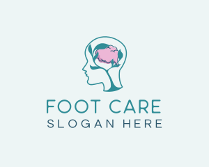 Leaf Brain Care logo design