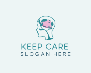 Leaf Brain Care logo design