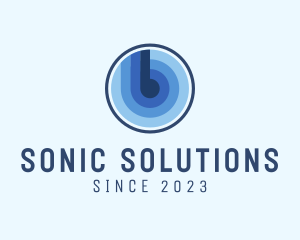 Sonic - Blue Corporate Letter B logo design