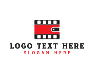 Wallet - Money Wallet Filmstrip logo design