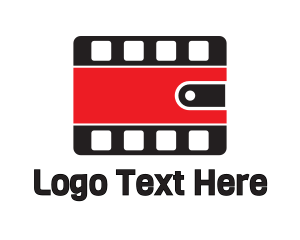 Director - Money Wallet Filmstrip logo design