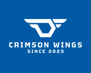 Abstract Wings Aviation logo design