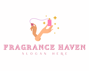 Scent - Sparkle Perfume Scent logo design