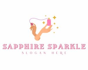 Sparkle Perfume Scent logo design