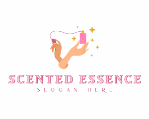 Perfume - Sparkle Perfume Scent logo design