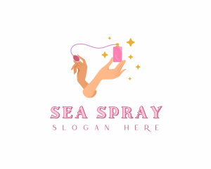 Sparkle Perfume Scent logo design