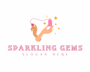 Sparkle Perfume Scent logo design