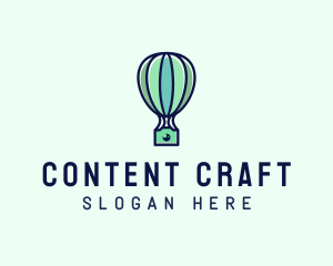 Blogging - Hot Air Balloon Photography logo design