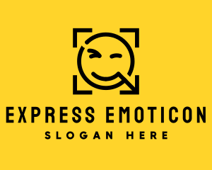 Emoticon - Smile Camera Frame logo design