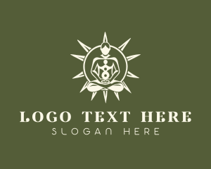 Enlightenment - Healing Yoga Therapy logo design