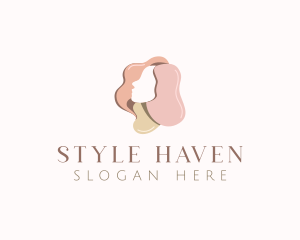 Woman Paint Cosmetics logo design