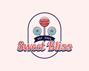 Sugar - Sweet Lollipop Candy logo design