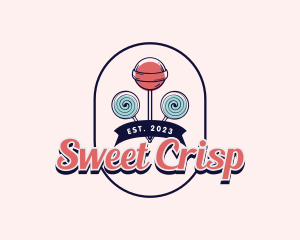 Sweet Lollipop Candy logo design