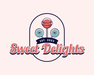 Lollipop - Sweet Lollipop Candy logo design