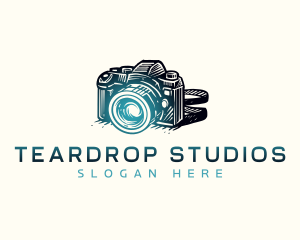 Photography Studio DSLR logo design