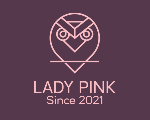 Pink Owl Aviary  logo design