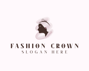 Crown Jewelry Woman logo design