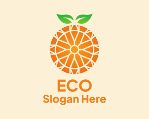 Orange Citrus Fruit  Logo