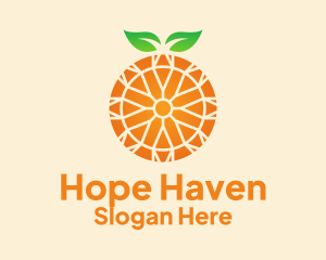 Orange Citrus Fruit  Logo