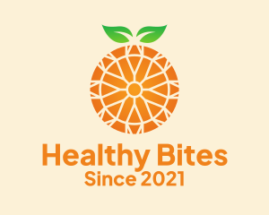 Orange Citrus Fruit  logo design