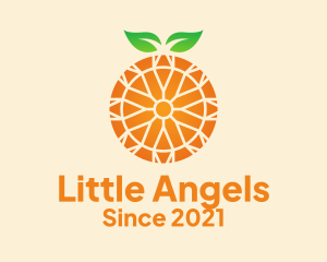 Juicy - Orange Citrus Fruit logo design