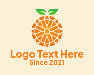 Fruit - Orange Citrus Fruit logo design