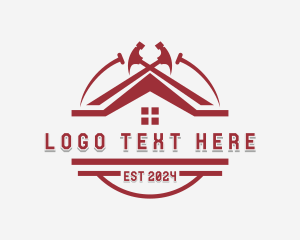 Remodeling - Carpentry Repairman Renovation logo design